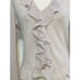 Ann Taylor Size M Open Knit Lavender Mohair Wool Cardigan Fairy Feminine Boho