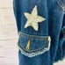 Tommy Hilfiger denim sequin short jacket