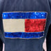 Tommy Hilfiger denim sequin short jacket