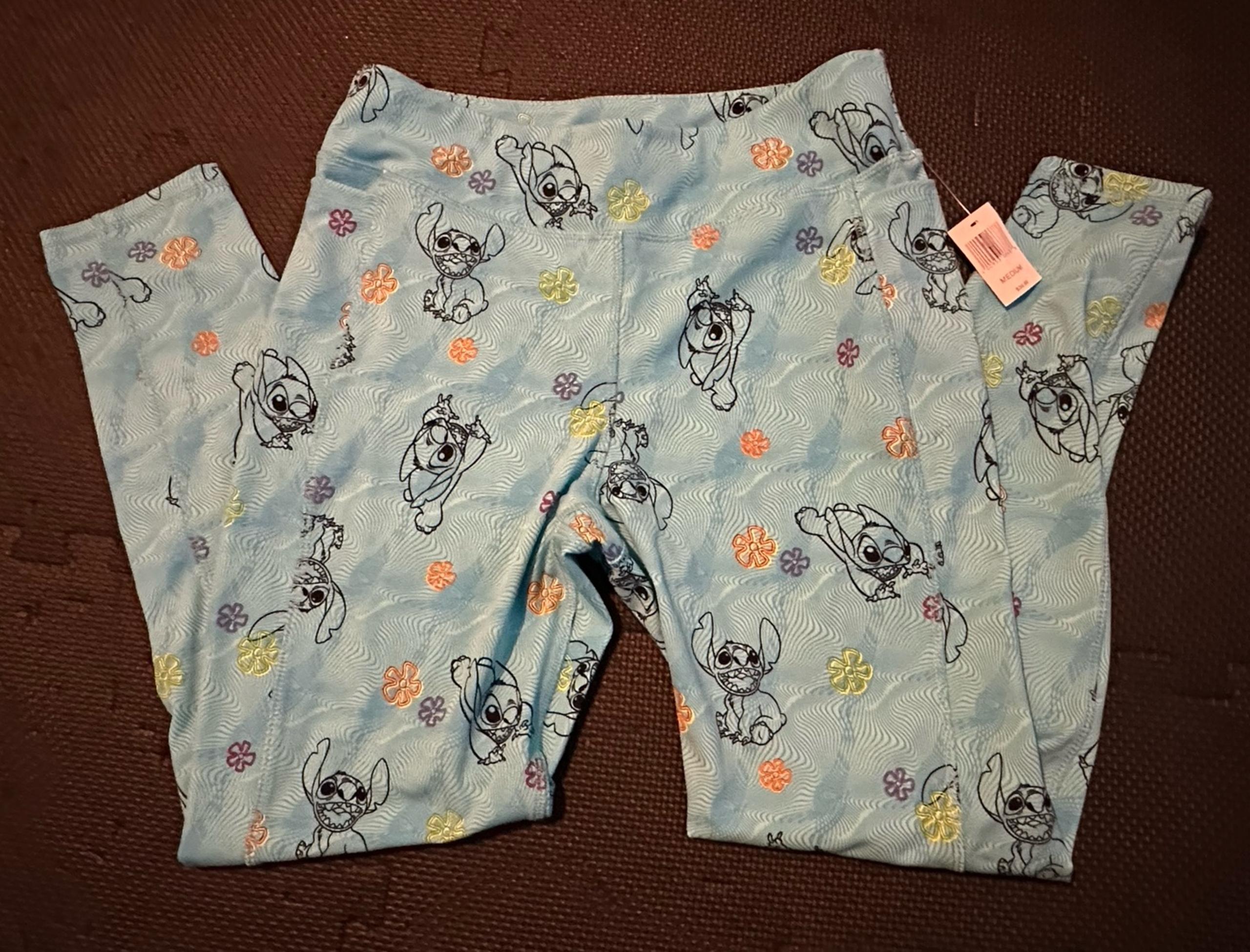Disney Parks Women's Medium Lilo and Stitch Leggings Athletic Yoga Pants
