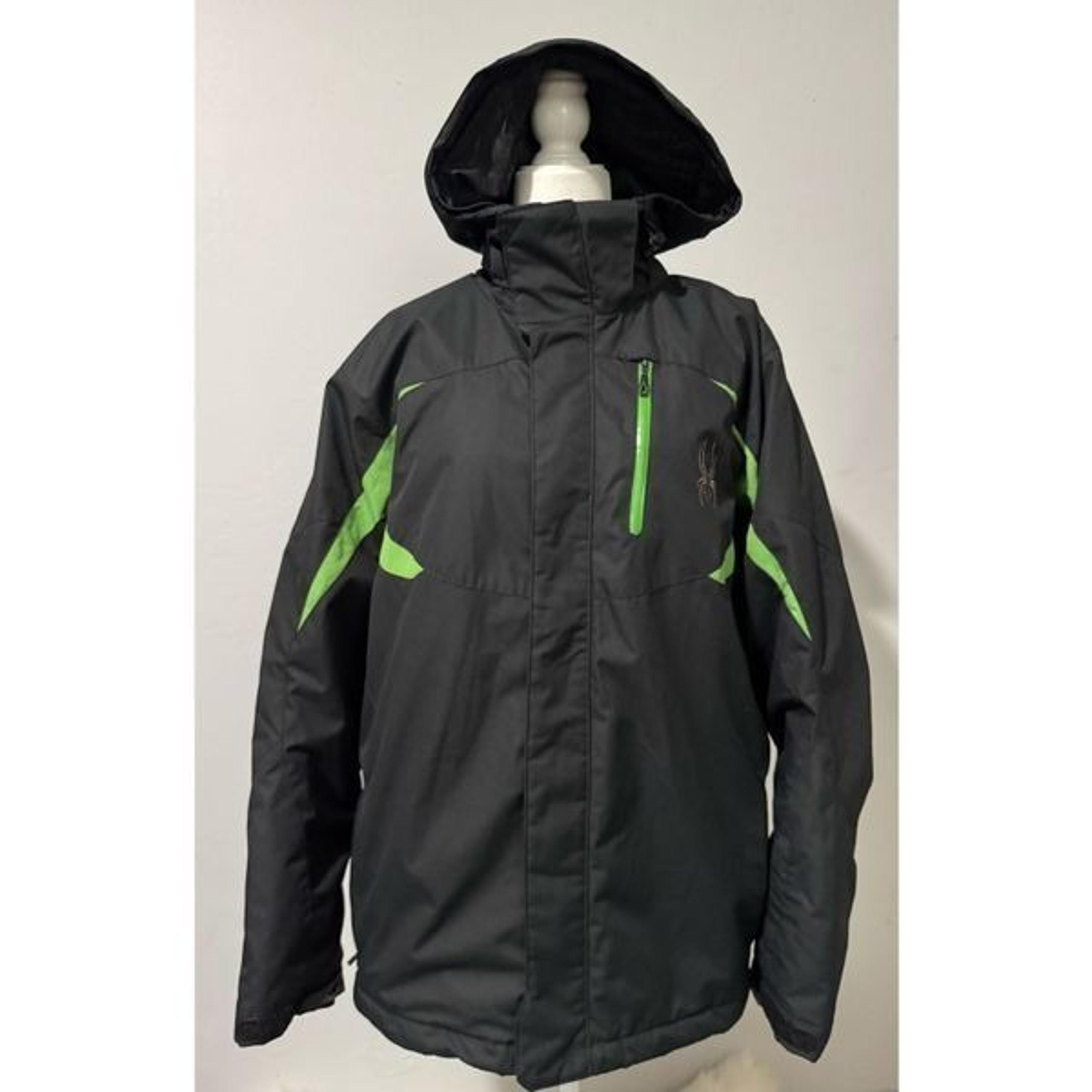 Spyder men’s winter jacket L front zipper with pockets