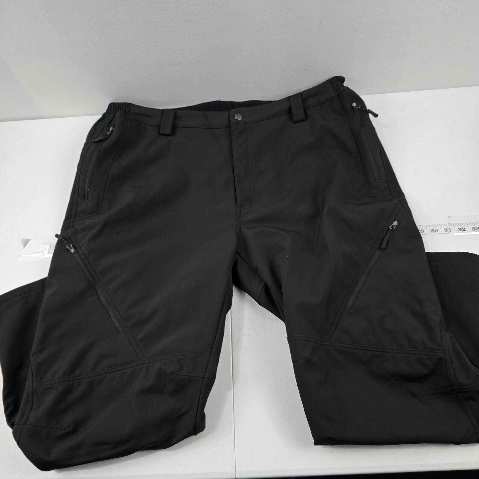 Free Soldier tactical gear pants black fleece lined size 44x29