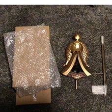 Solar Metal Angel Stake Grave LED light Romantic Decorations