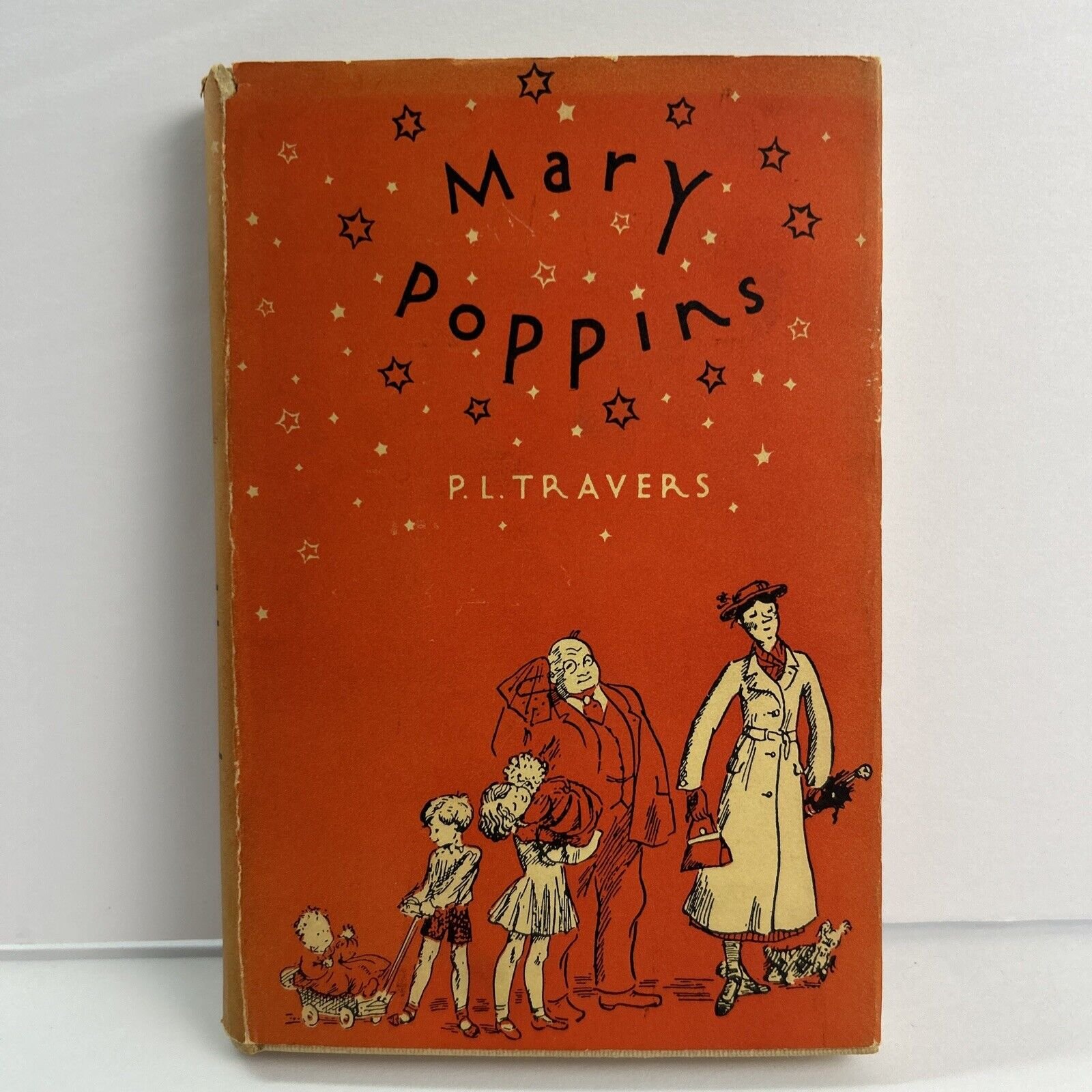 1934 Mary Poppins, P.L. Travers True 1st American Edition Hard Cover Book