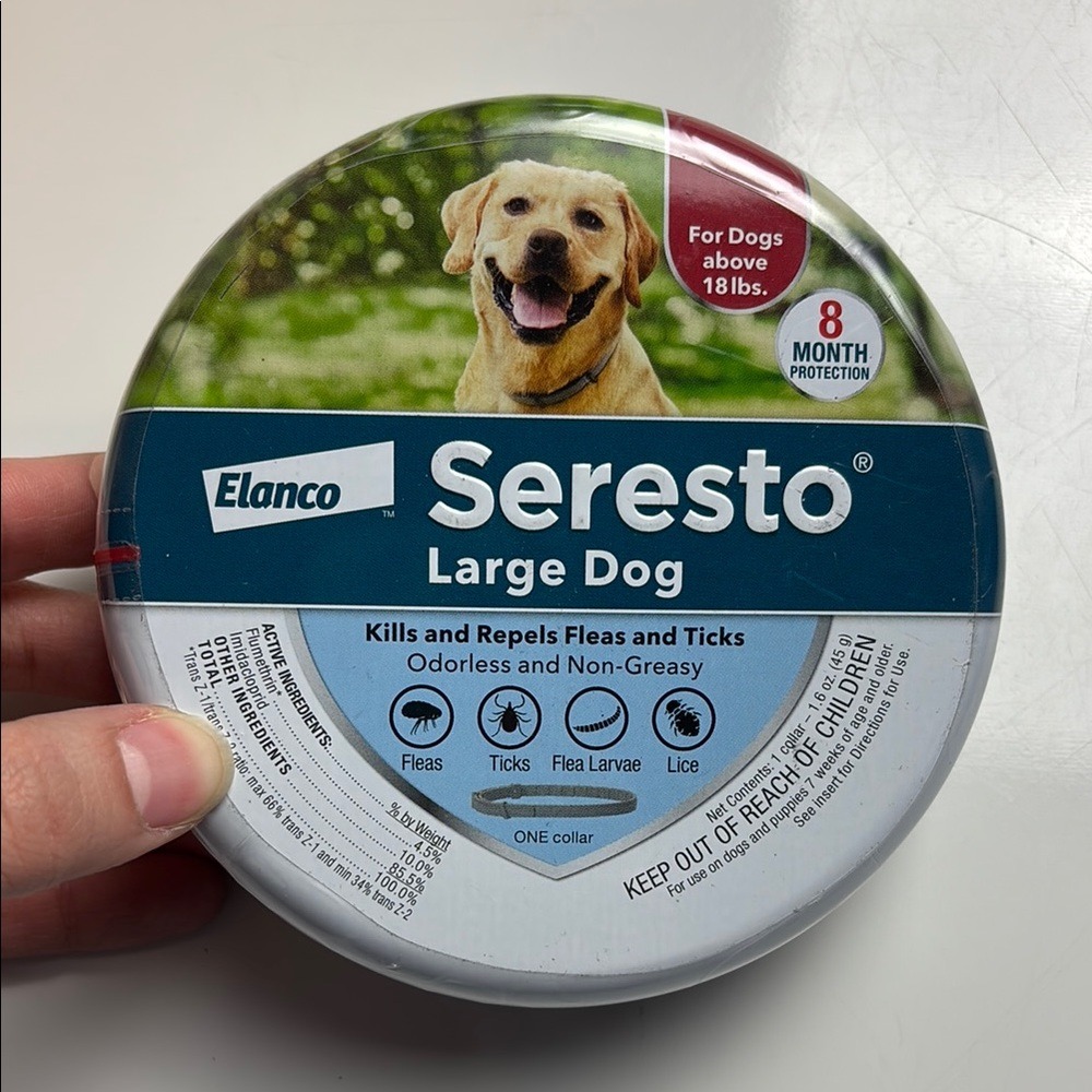 Seresto Large Dog Vet-Recommended Flea & Tick Treatment & Prevention Collar