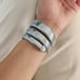 Stainless Steel Japanese watch luxury brand bracelet snake watch NWT