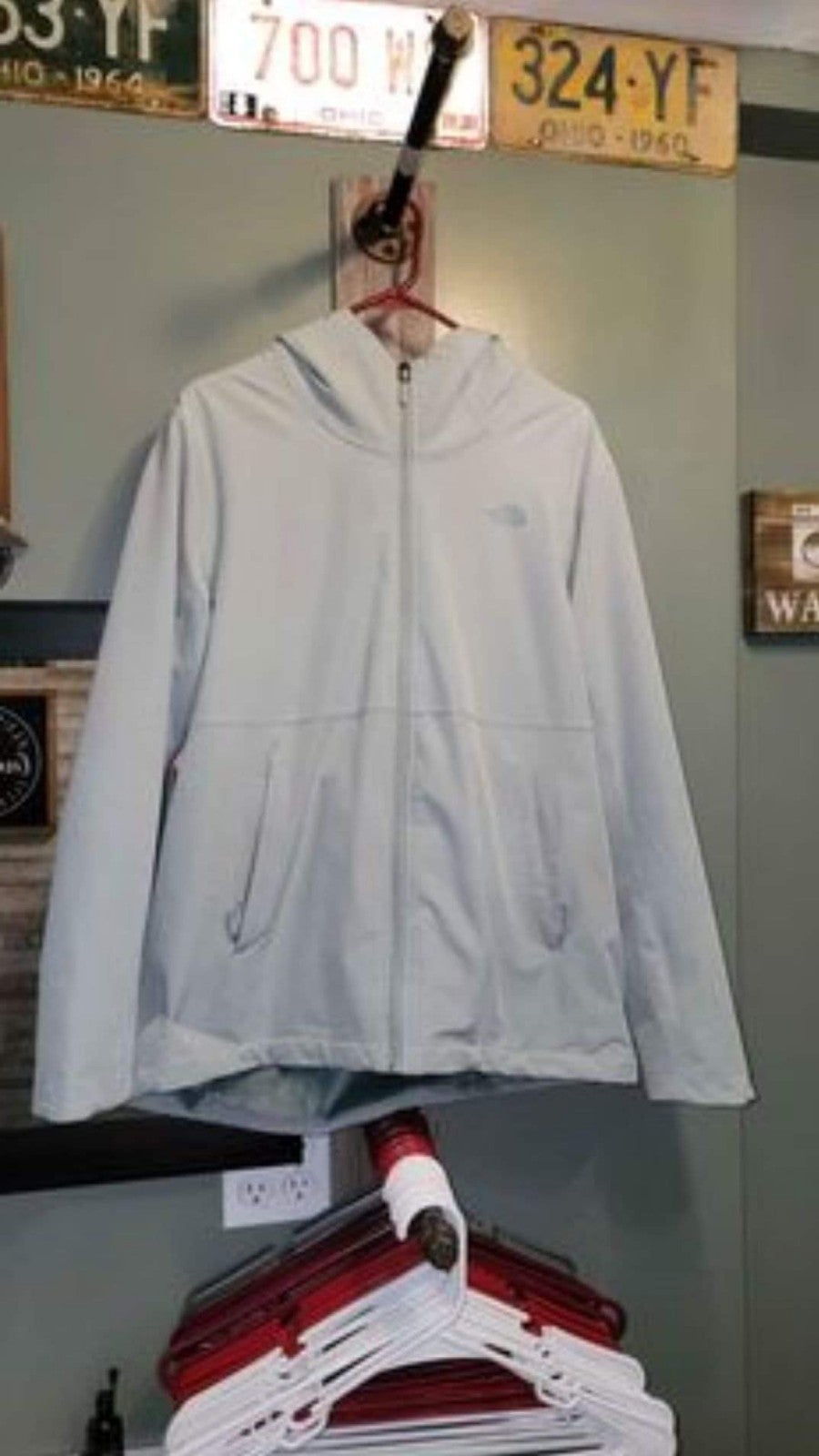 The northface Women's shelbe raschel hooded fleece jacket