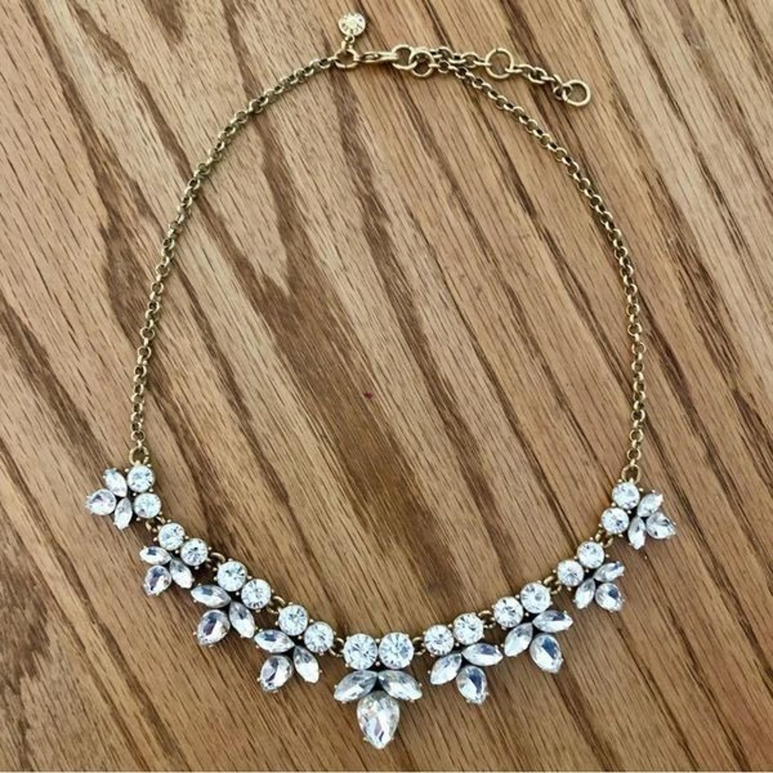 | Rhinestone Statement Collar Necklace | 17” Adjustable - J.Crew