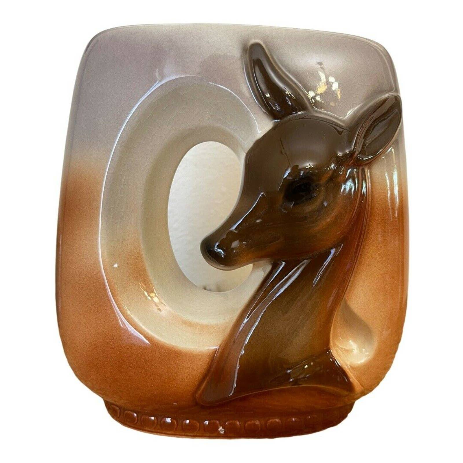 1940/50s Era ROYAL COPLEY Deer Head Vase