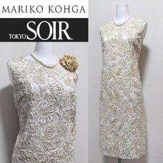 ⁑【Brand New】Mariko Koga Tokyo Soir All Lace Dress 38□