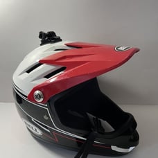 Bell Sanction | Full Face Helmet Size Small Red, Black And White.