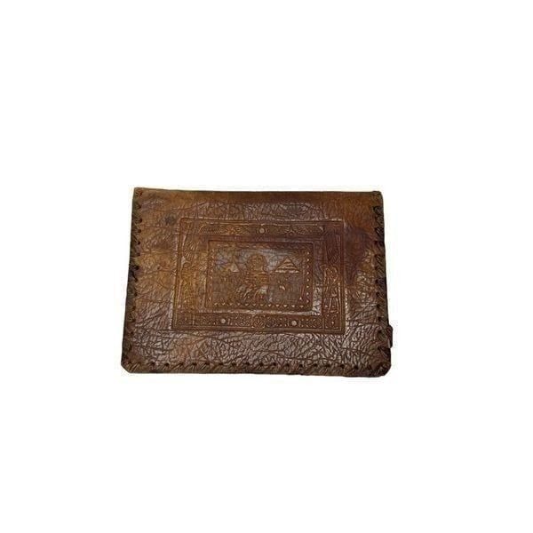 Vintage Egyptian Leather Portfolio.