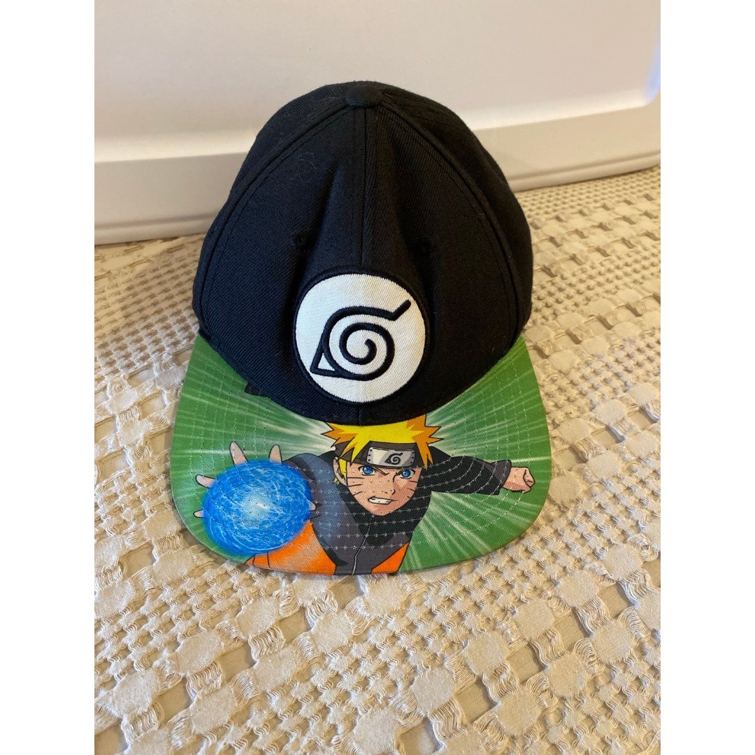 Vintage Cap Y2K Naruto Shippuden Leaf Village Snapback 2007 Hat