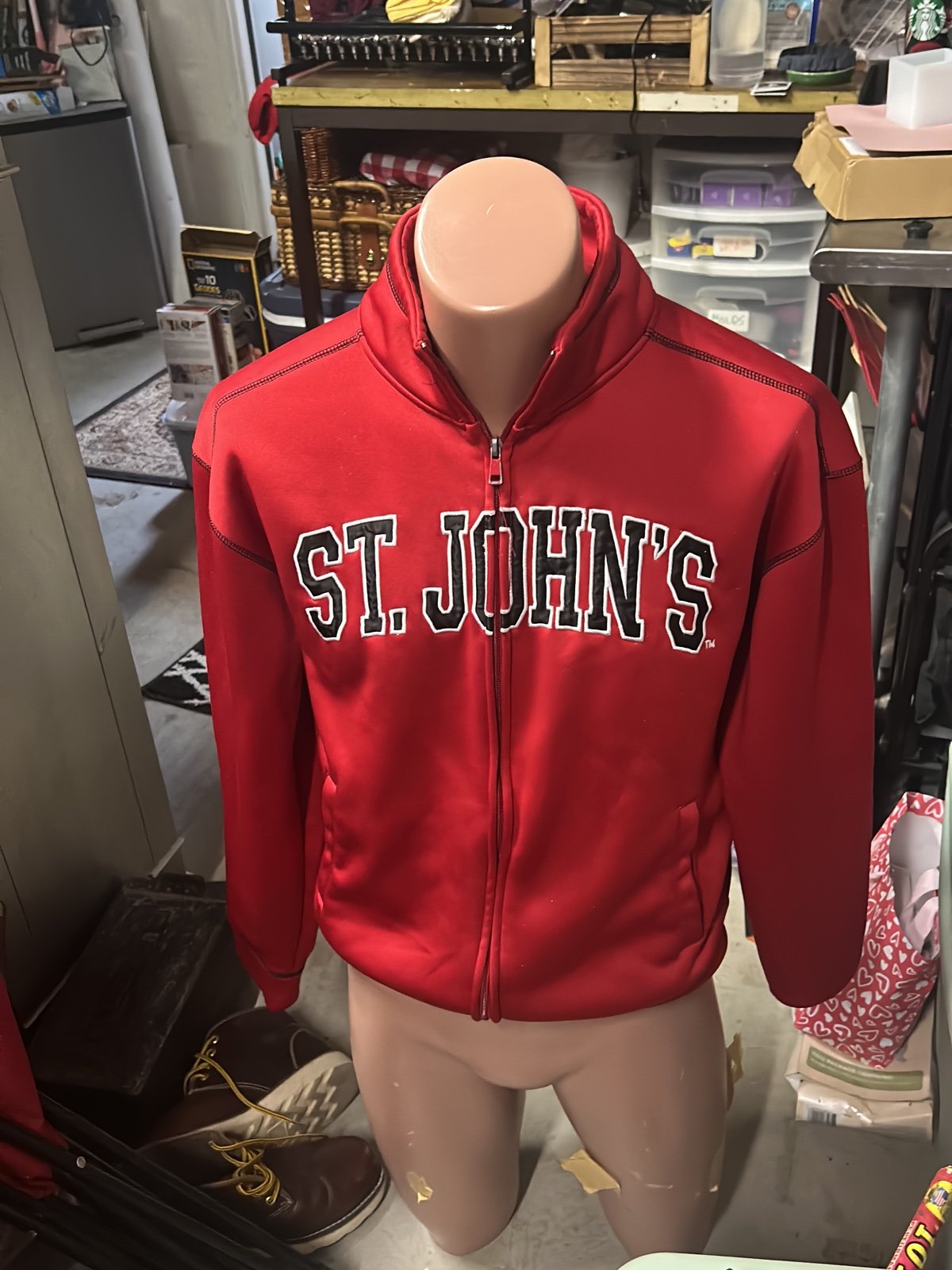 St. John ’s University Red Storm Jacket Sweater Sweatshirt