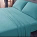 Cool Bamboo Queen Sheet Set Beach Blue