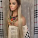 Blonde balayage brown freepart wig