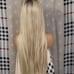 Blonde balayage brown freepart wig