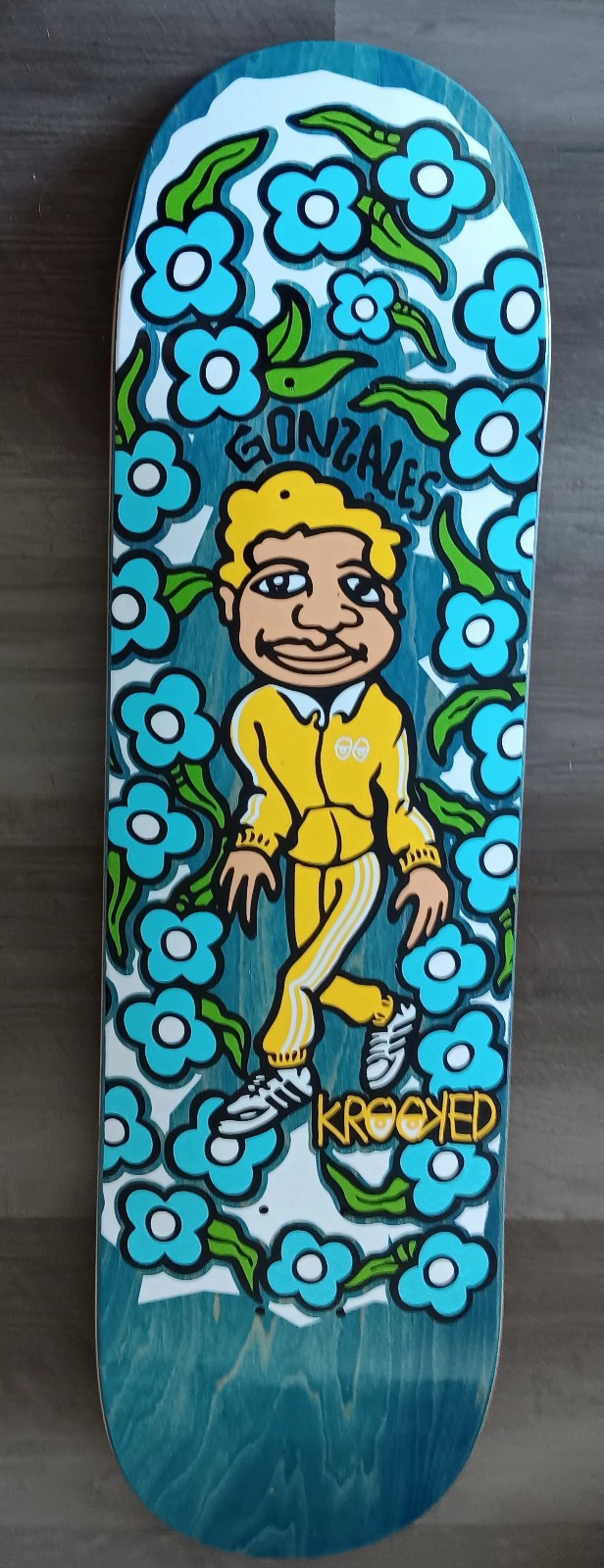 Mark Gonzales krooked skateboard deck sweatpants new