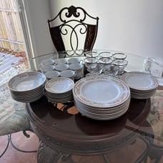 Ekco International Exquisite Fine China - Golden Autumn Set FREE Shipping