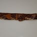 Linea Pelle collection tan gold braided belt sz small