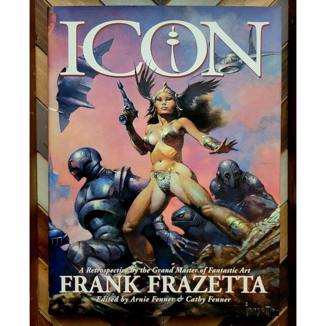 Icon: Retrospective Grand Master of Fantastic Art FRANK FRAZETTA / HC 1998 VF/NM