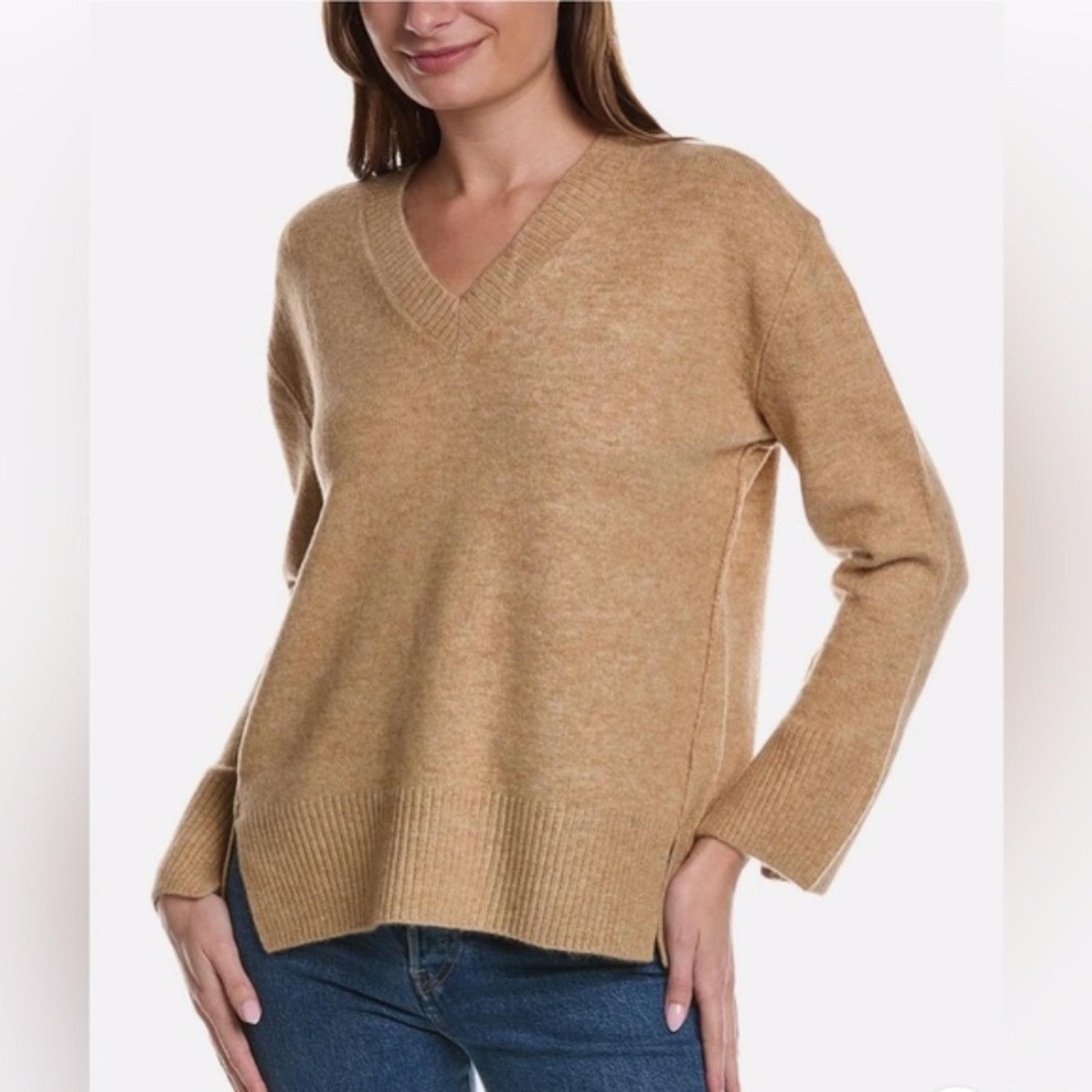 Vince Camuto V-Neck Pullover sweater latte heather - XS