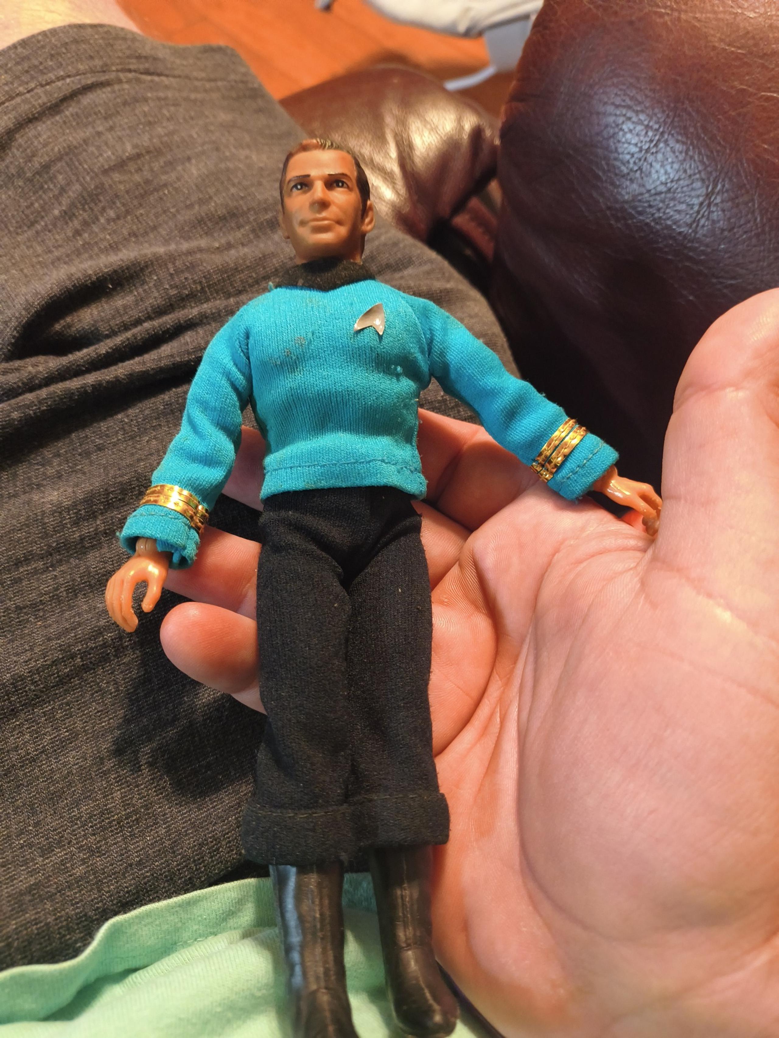 Mego  Star Trek Mr Scott Scotty Action Figure 1974 TOS Vintage 8"