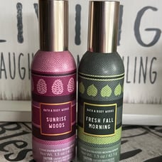Bath and Body Works room sprays Sunrise woods, Fresh fall morning room spray