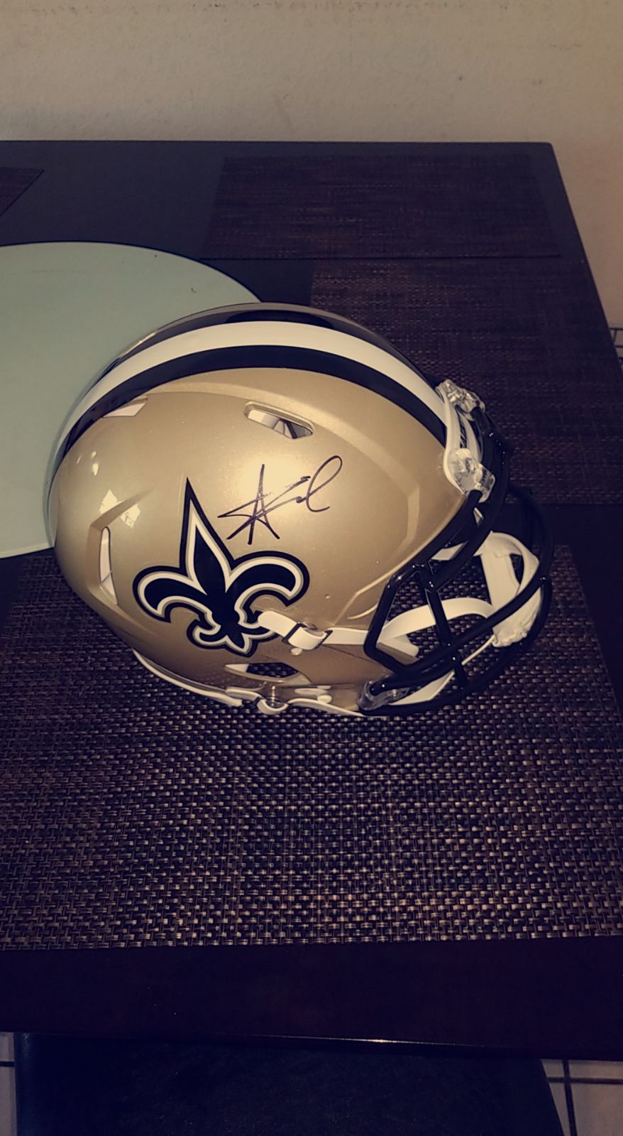 FULLSIZE Autographed Authentic Speed pro