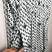 Theyskens Theory Printed Mini Dress Semi-Sheer Back Layered Size L Abstract