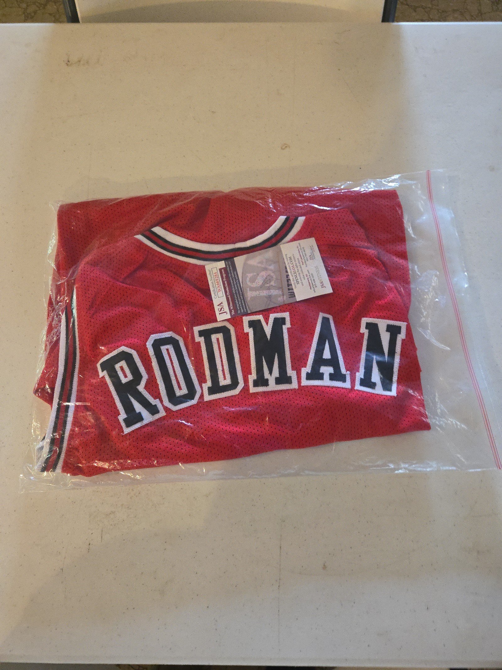 Dennis Rodman #91 Chicago Bulls Autograph Jersey