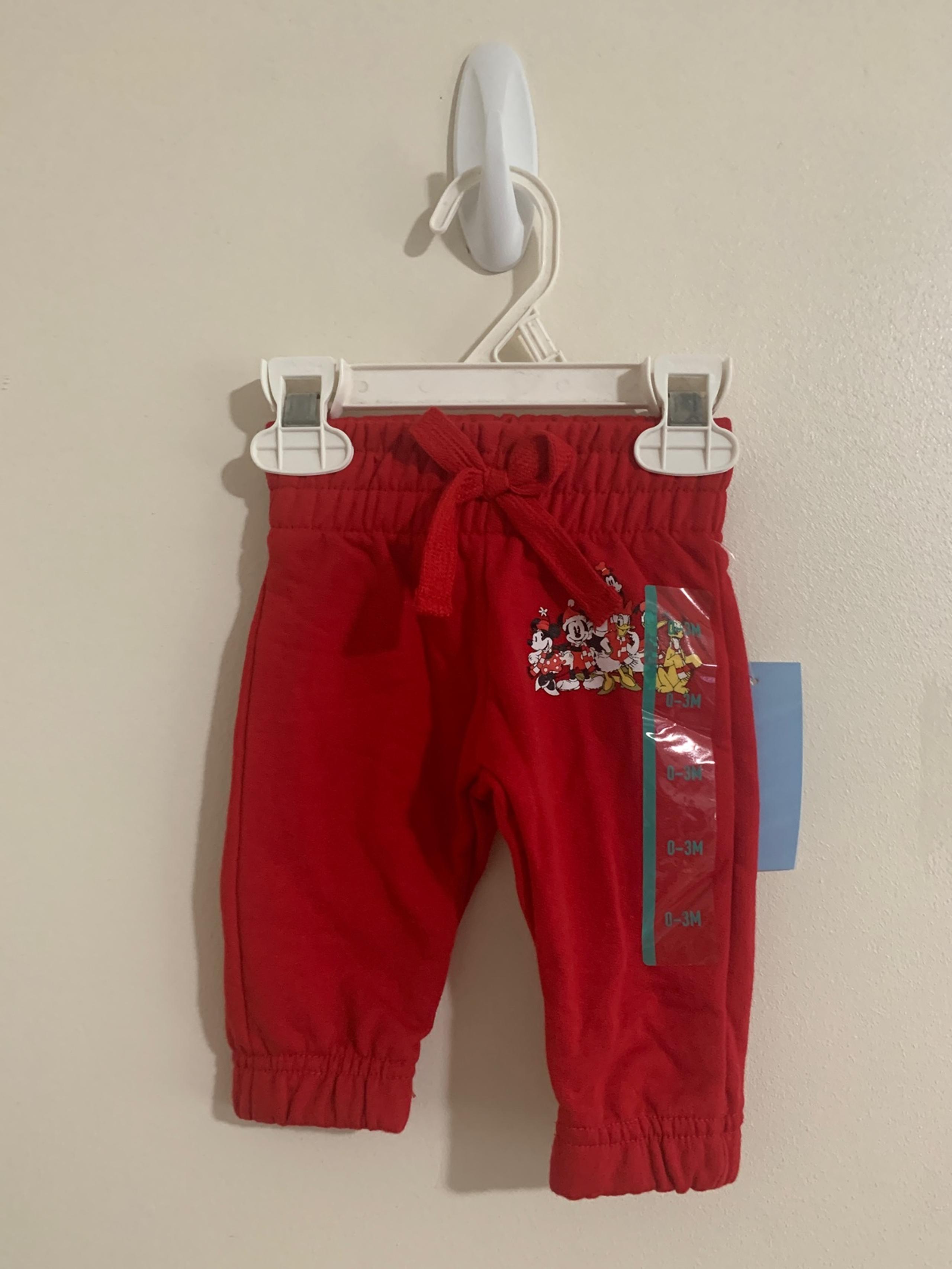 Disney Baby Christmas Pants Size 0-3M