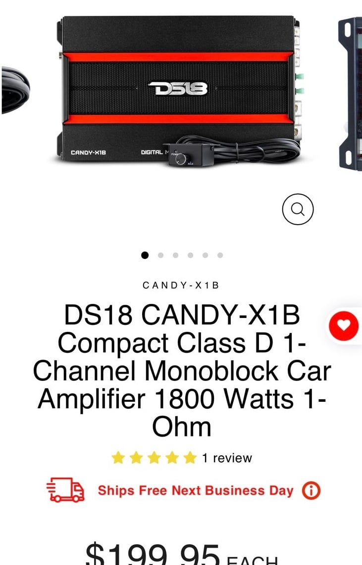Ds18 1800 watt amp