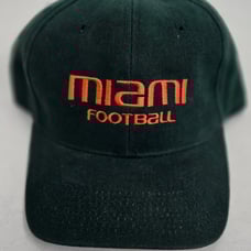 Vintage University Of Miami Hurricanes Hat