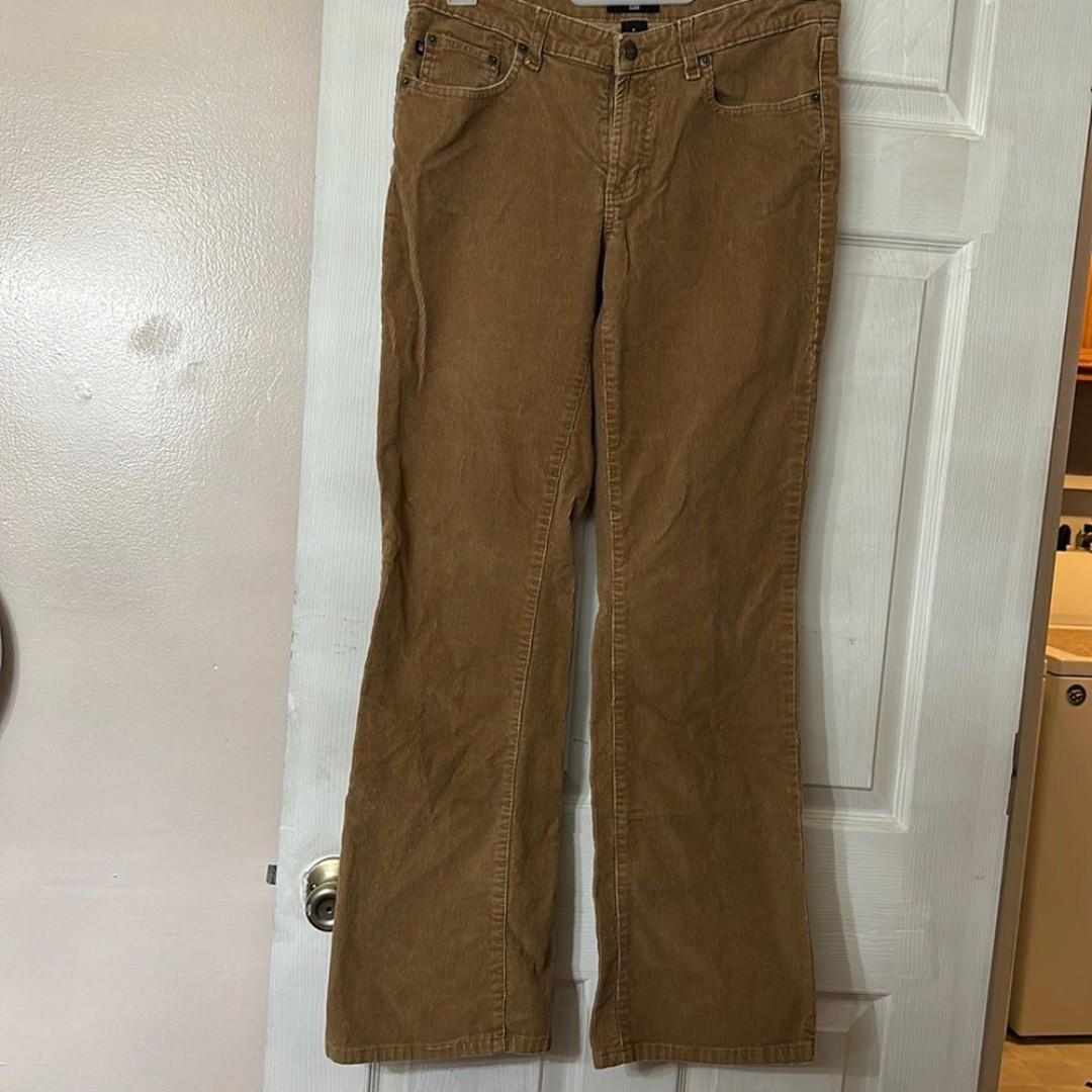 Polo Jeans Co tan corduroy boot cut pants