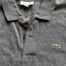 Excellent Condition ☆ LACOSTE Gray Polo Shirt US M