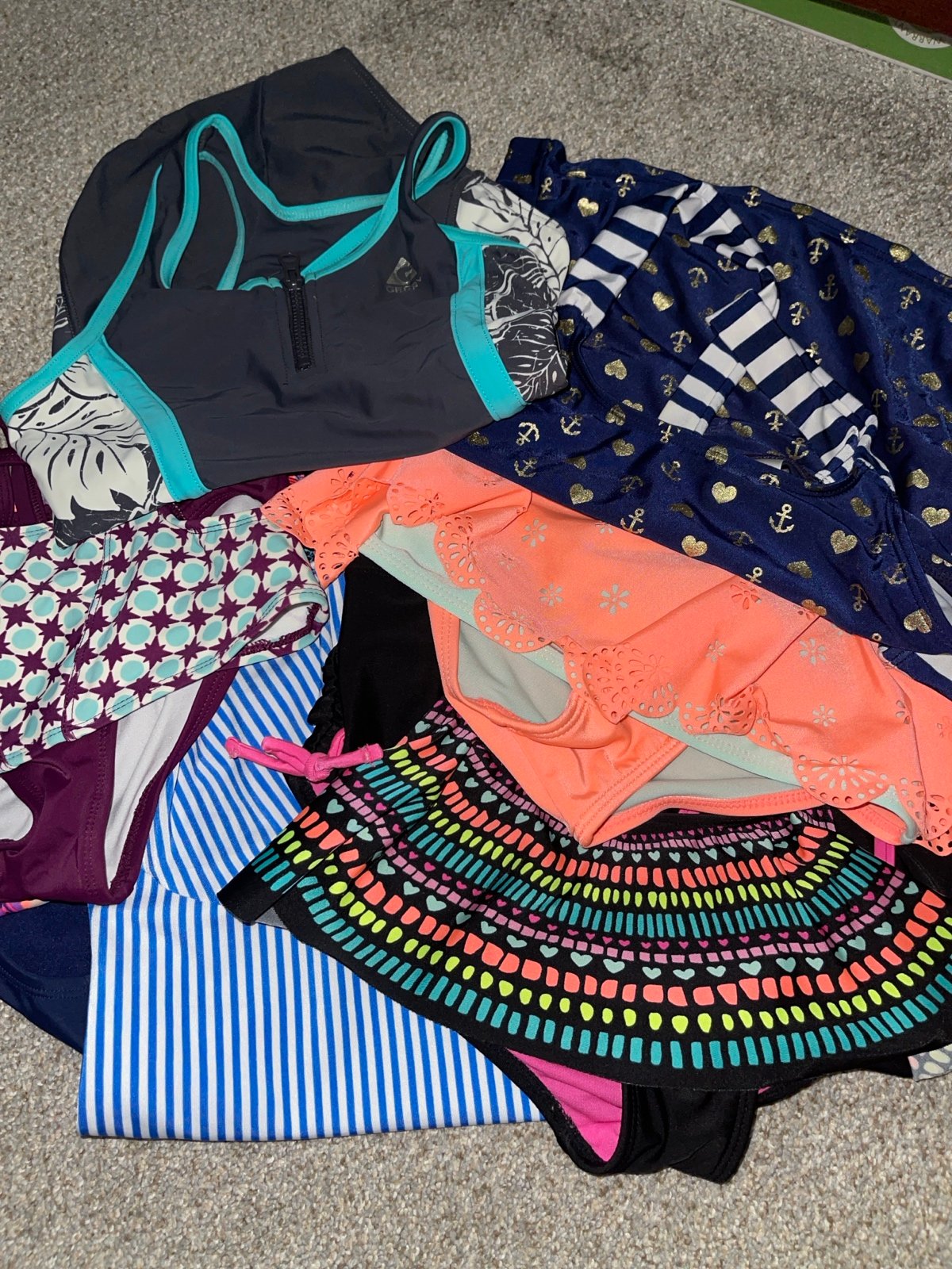 Girls size 10-12 swimsuit bundle