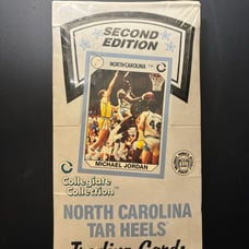 1990 North Carolina Tar Heels Collegiate Trading Cards 2nd Edition - Jordan