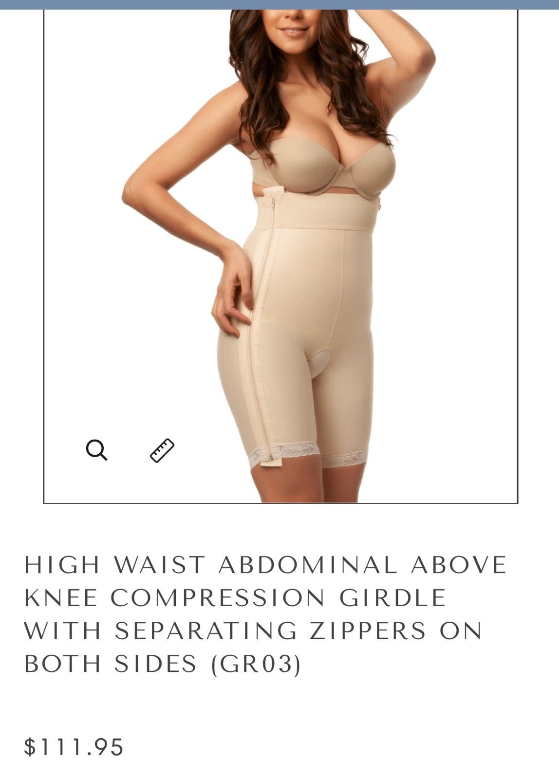 High waist faja