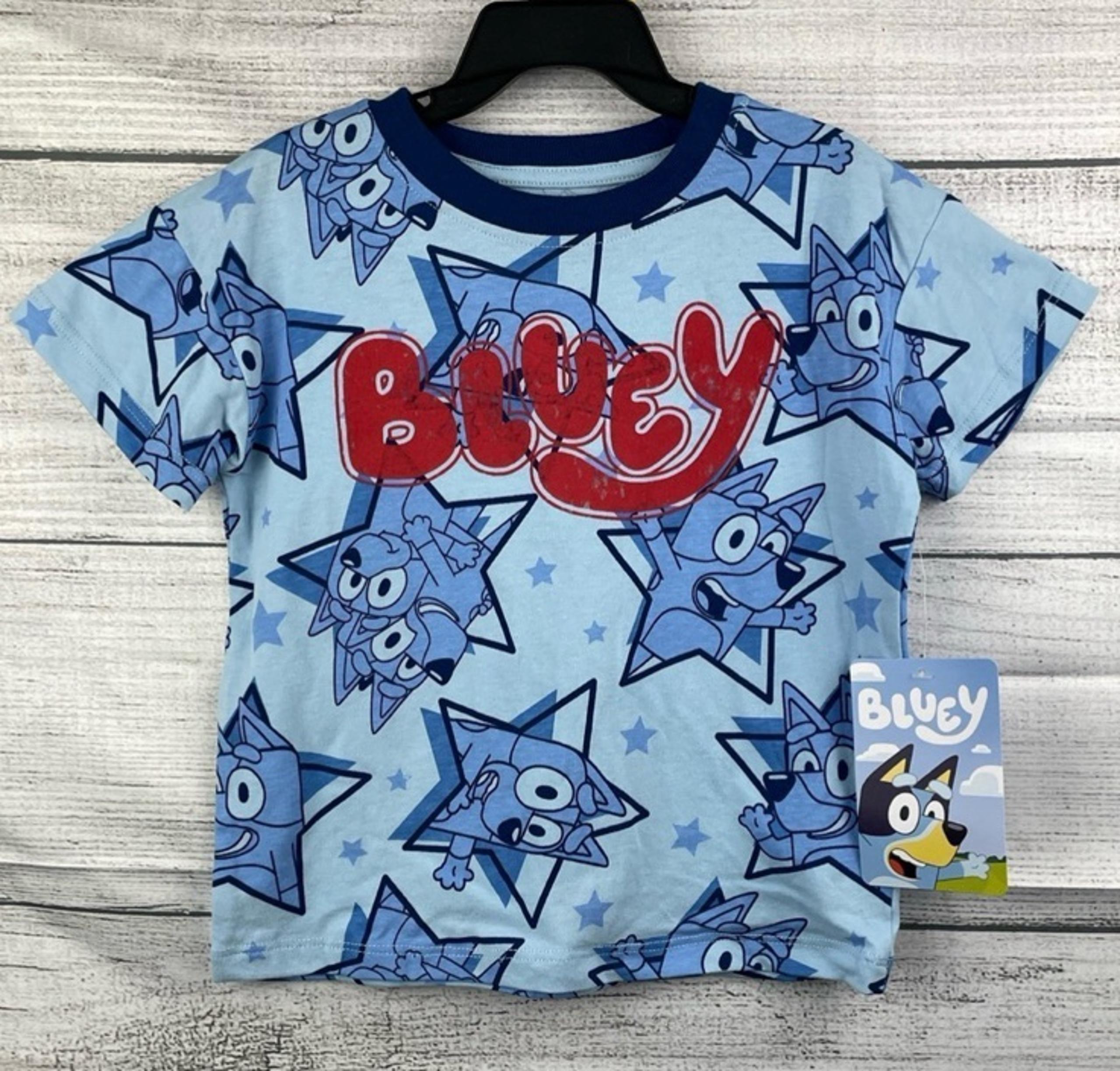 Bluey and Friends Short Sleeve Shirt Toddler size 3T New