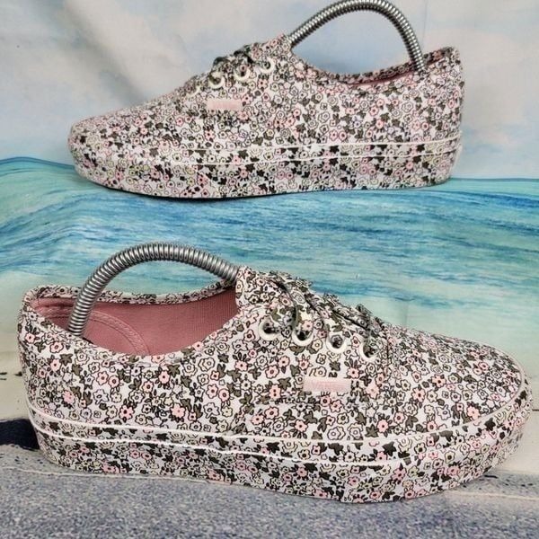 Vans Authentic Mono Floral Women's 7.5