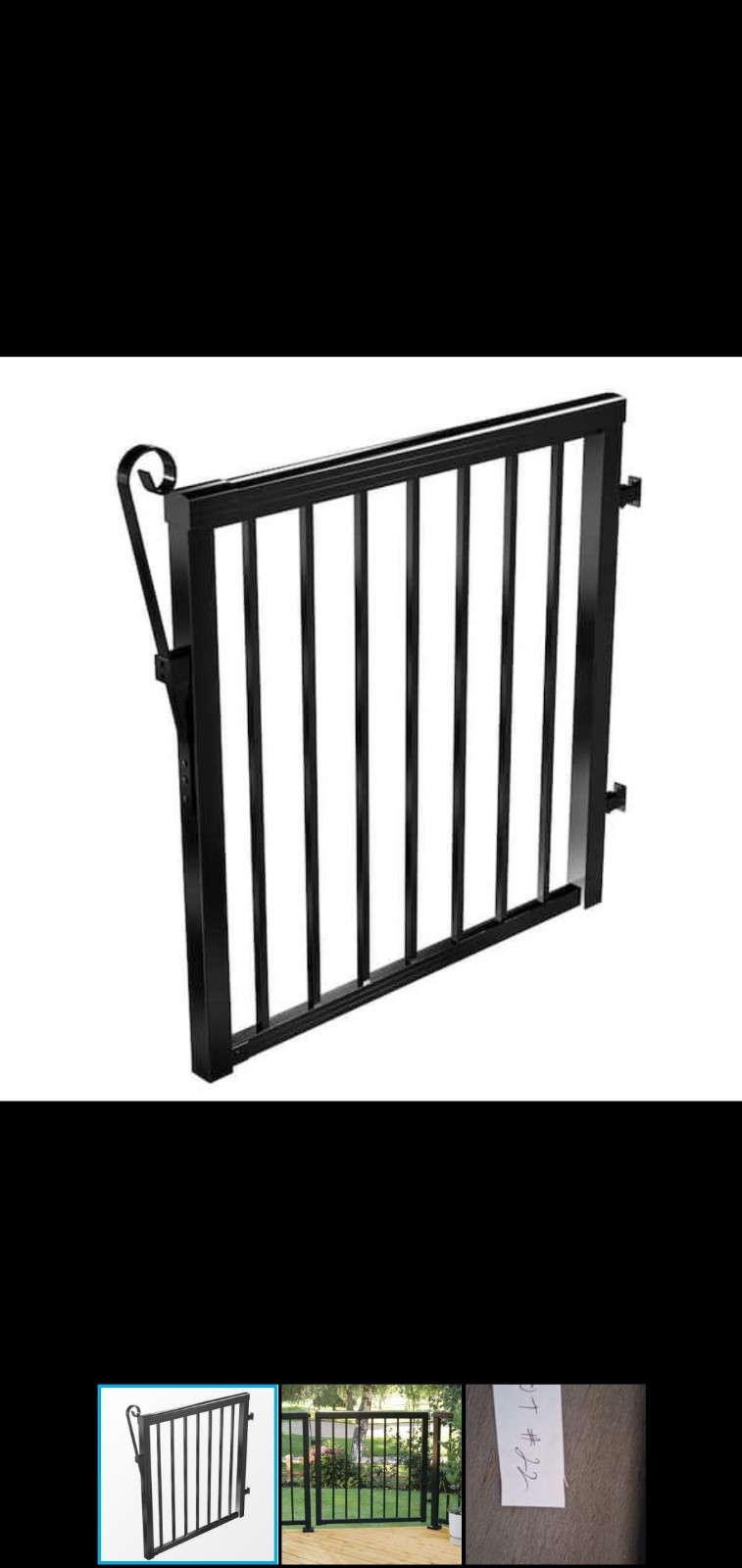 Entryway Aluminum Gate