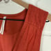 Anthropologie The Somerset Maxi Dress Linen Ties Sleeveless Tiered Orange Small