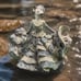 1940’s Vtg Hedi Schoop California Pottery Ceramic Woman Planter Ruffle Dress 8”