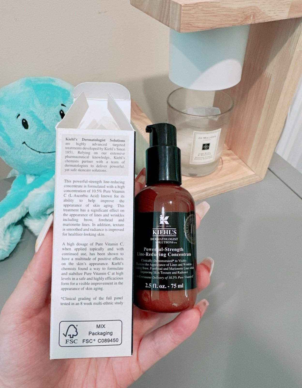 Kiehl’s Powerful-Strength line reducing concentrate /Vitamin C Serum/NWB