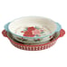 The Pioneer Woman Cheerful Rose Oval 11.81-Inch and 10.63-Inch Bakers, Set of 2