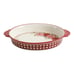 The Pioneer Woman Cheerful Rose Oval 11.81-Inch and 10.63-Inch Bakers, Set of 2