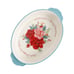The Pioneer Woman Cheerful Rose Oval 11.81-Inch and 10.63-Inch Bakers, Set of 2