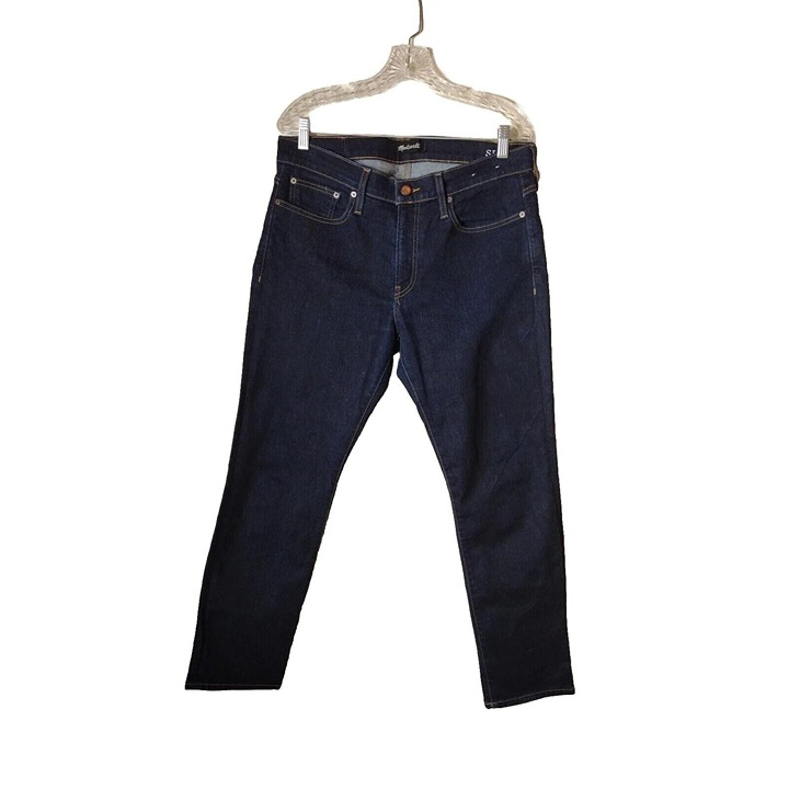 Madewell Jeans Womens 34 Slim Straight Heavyweight