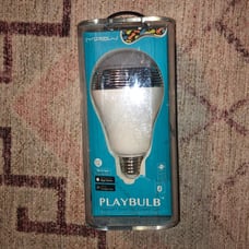 MiPow BTL100-SR-WW PLAYBULB Bluetooth Wireless Smart LED Speaker Light Bulb